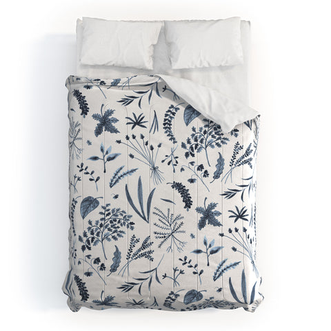 Kerrie Satava Wild Prarie Blue Comforter