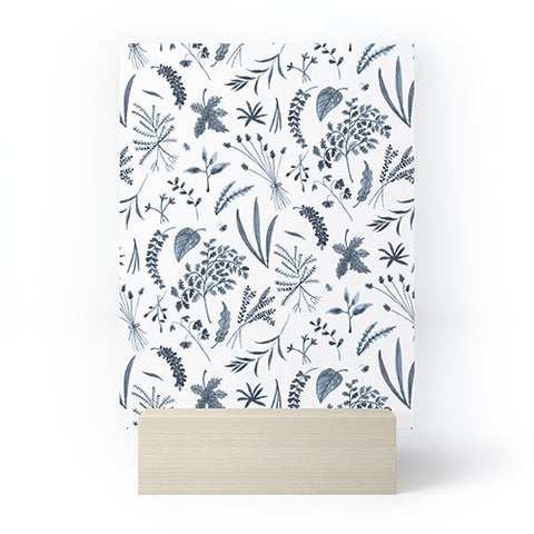 Kerrie Satava Wild Prarie Blue Mini Art Print