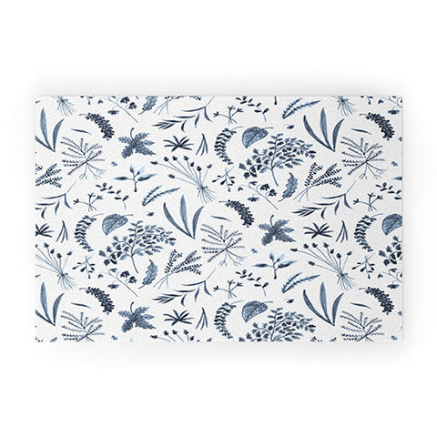 Kerrie Satava Wild Prarie Blue Welcome Mat