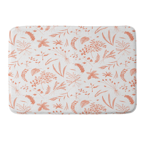 Kerrie Satava Wild Prarie Blush Memory Foam Bath Mat