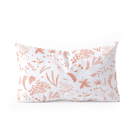 Kerrie Satava Wild Prarie Blush Oblong Throw Pillow