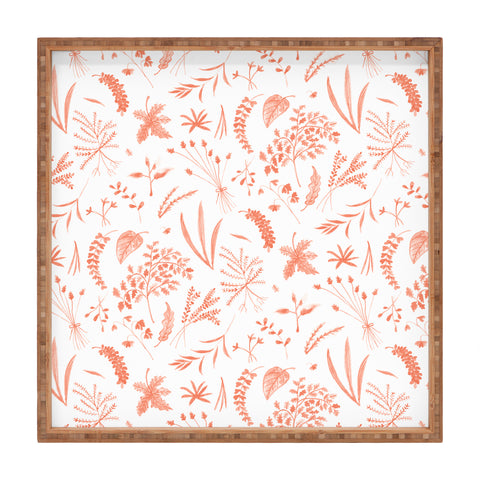 Kerrie Satava Wild Prarie Blush Square Tray