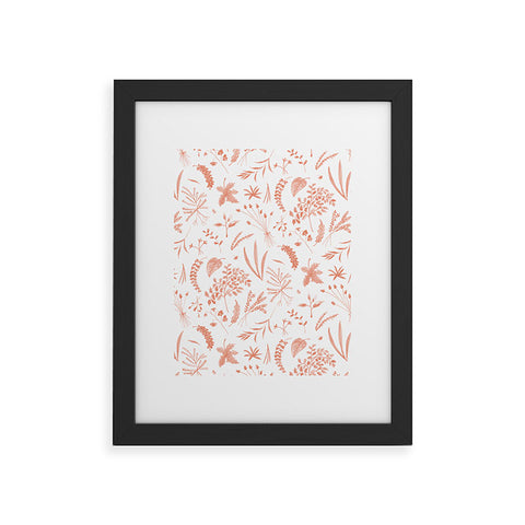 Kerrie Satava Wild Prarie Blush Framed Art Print