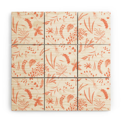 Kerrie Satava Wild Prarie Blush Wood Wall Mural