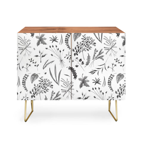 Kerrie Satava Wild Prarie Gray Credenza