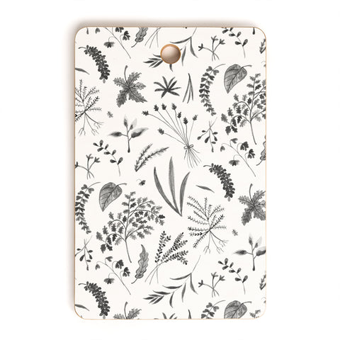 Kerrie Satava Wild Prarie Gray Cutting Board Rectangle