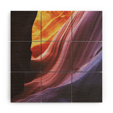 Kevin Russ Antelope Canyon Wood Wall Mural