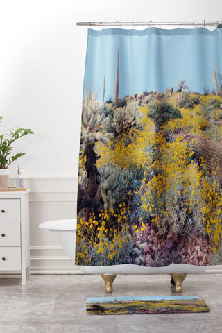 Kevin Russ Arizona Color Shower Curtain And Mat