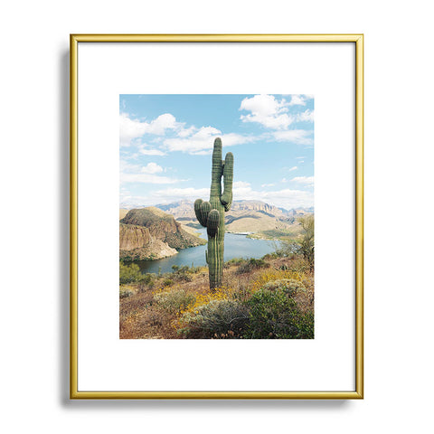 Kevin Russ Arizona Saguaro Metal Framed Art Print