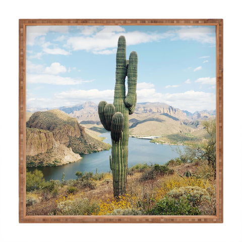 Kevin Russ Arizona Saguaro Square Tray