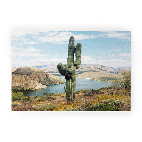 Kevin Russ Arizona Saguaro Welcome Mat