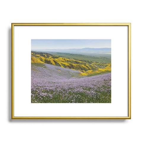Kevin Russ California Wildflowers Metal Framed Art Print