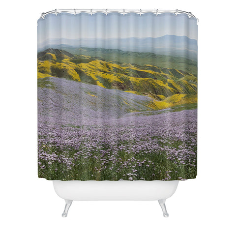 Kevin Russ California Wildflowers Shower Curtain