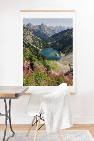 Kevin Russ Cascade Summer Wildflowers Art Print And Hanger