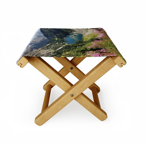 Kevin Russ Cascade Summer Wildflowers Folding Stool
