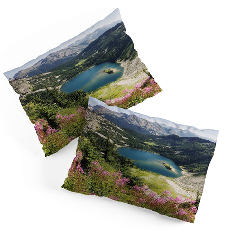 Kevin Russ Cascade Summer Wildflowers Pillow Shams