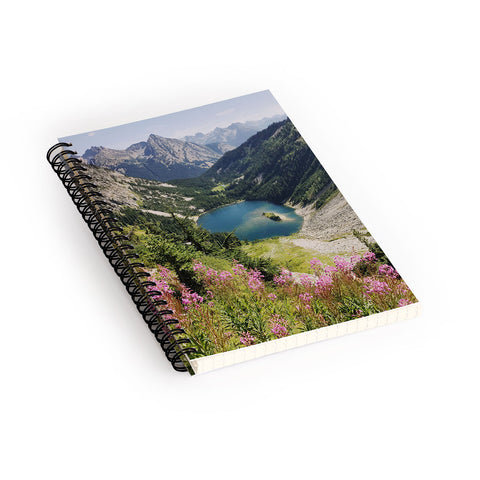 Kevin Russ Cascade Summer Wildflowers Spiral Notebook