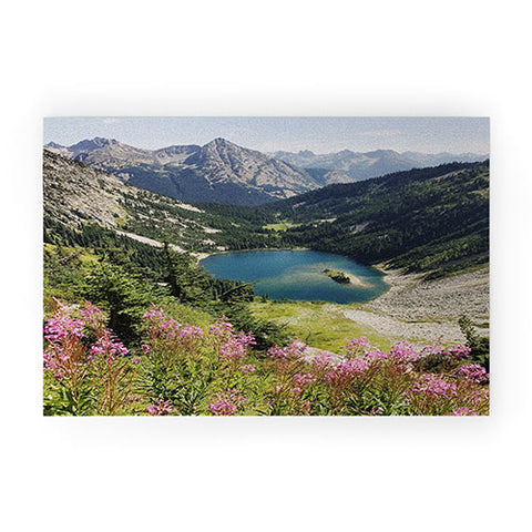 Kevin Russ Cascade Summer Wildflowers Welcome Mat