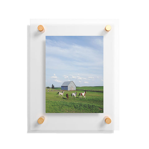 Kevin Russ Farm Horses Floating Acrylic Print