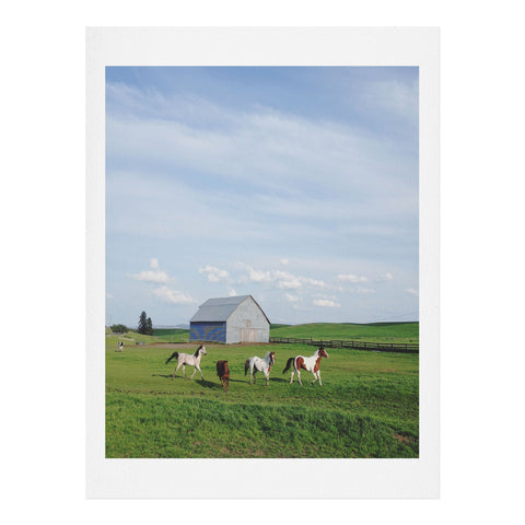 Kevin Russ Farm Horses Art Print