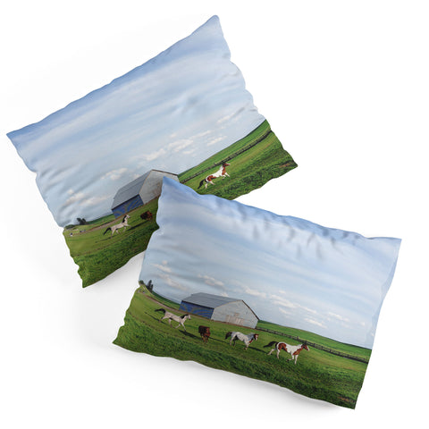 Kevin Russ Farm Horses Pillow Shams