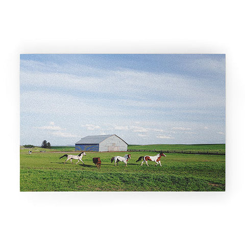 Kevin Russ Farm Horses Welcome Mat