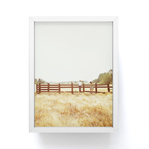 Kevin Russ Fence Standing Framed Mini Art Print