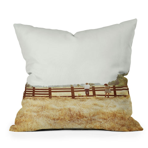 Kevin Russ Fence Standing Throw Pillow