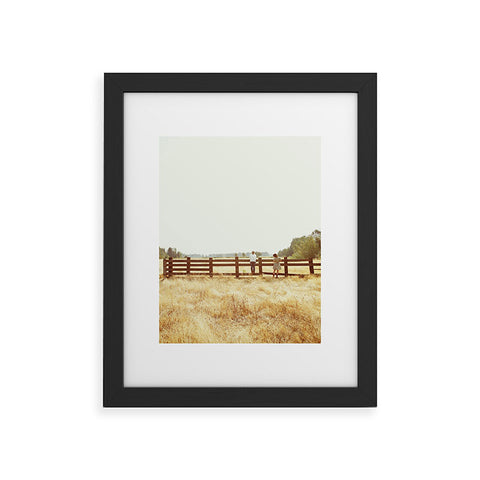 Kevin Russ Fence Standing Framed Art Print