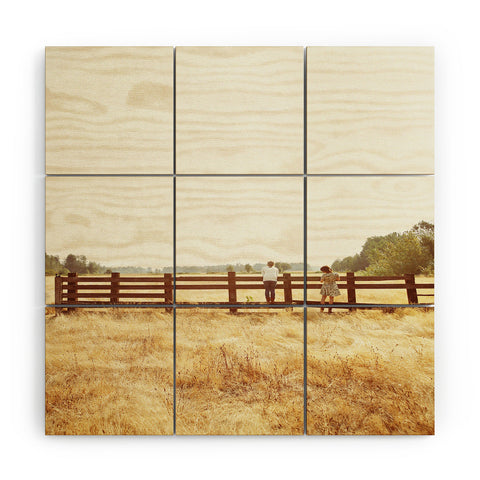 Kevin Russ Fence Standing Wood Wall Mural