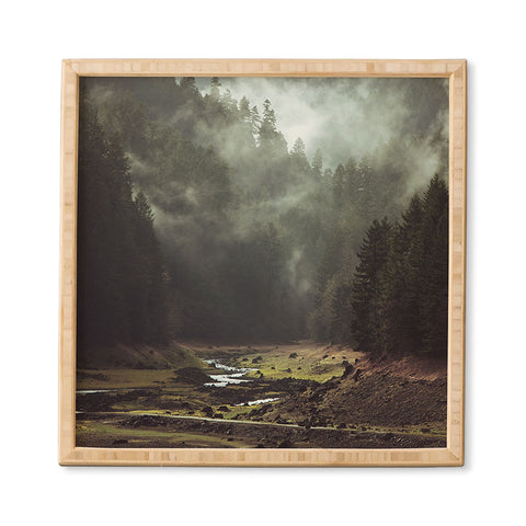 Kevin Russ Foggy Forest Creek Framed Wall Art