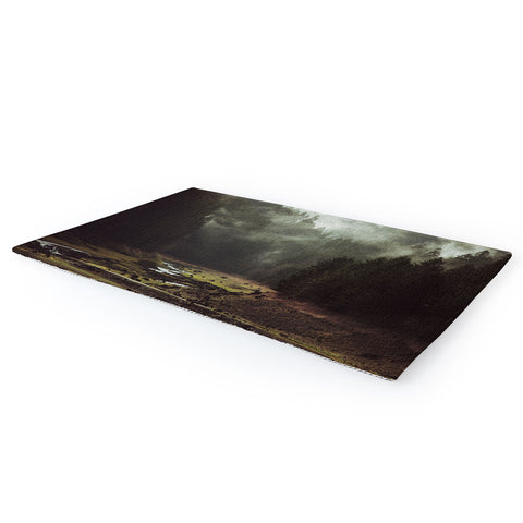 Kevin Russ Foggy Forest Creek Area Rug