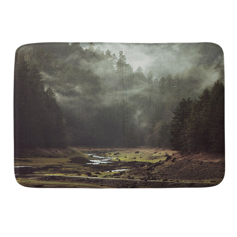 Kevin Russ Foggy Forest Creek Memory Foam Bath Mat