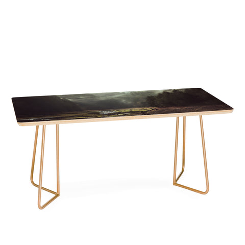 Kevin Russ Foggy Forest Creek Coffee Table