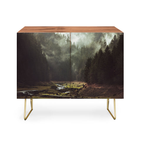 Kevin Russ Foggy Forest Creek Credenza
