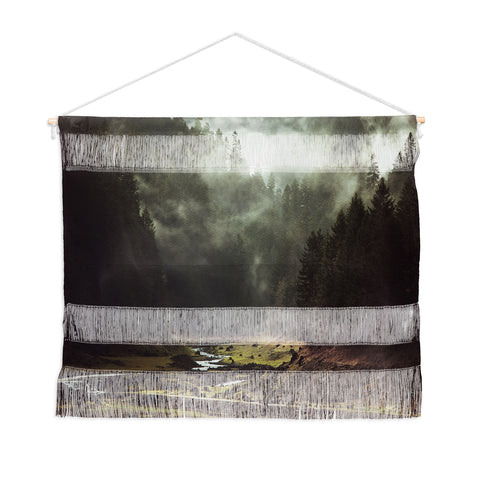 Kevin Russ Foggy Forest Creek Wall Hanging Landscape