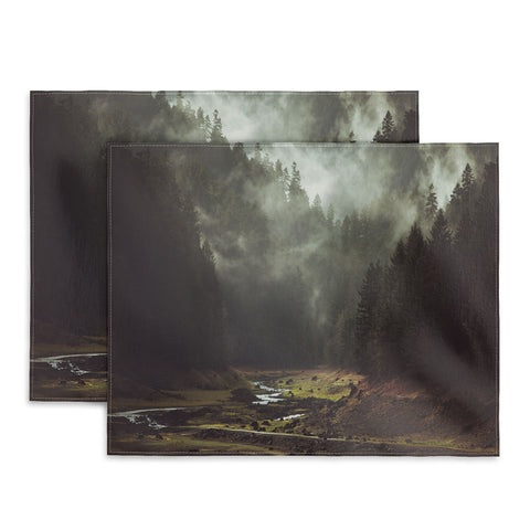 Kevin Russ Foggy Forest Creek Placemat