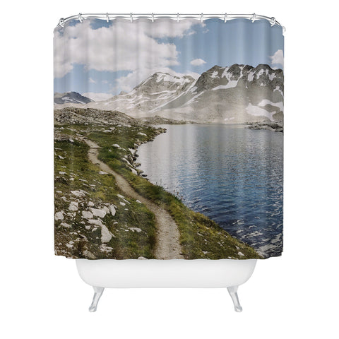 Kevin Russ High Sierra Lake Shower Curtain