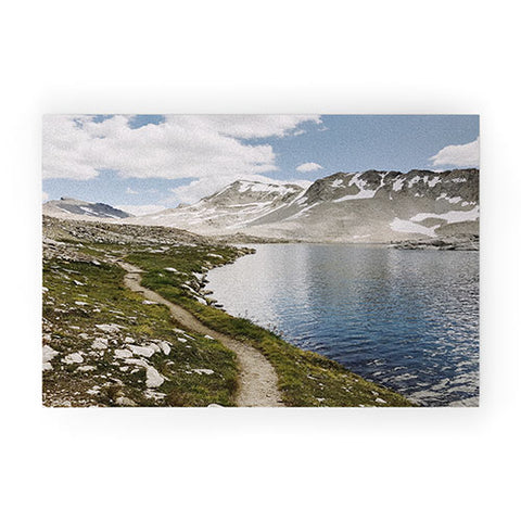 Kevin Russ High Sierra Lake Welcome Mat