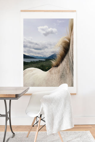 Kevin Russ Horse Back Art Print And Hanger