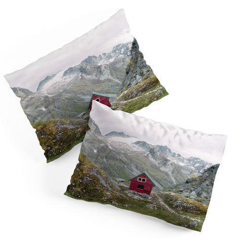 Kevin Russ Mint Hut Pillow Shams