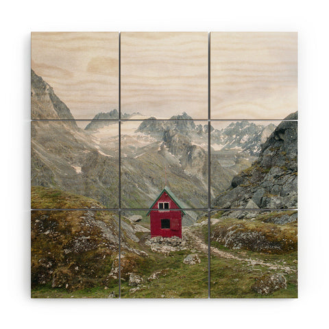 Kevin Russ Mint Hut Wood Wall Mural