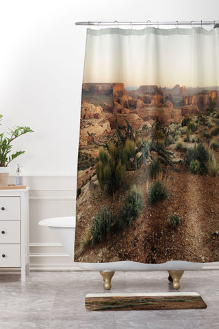 Kevin Russ Monument Valley Morning Shower Curtain And Mat