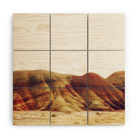Kevin Russ Oregon Painted Hills Wood Wall Mural