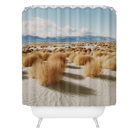 Kevin Russ Paiute Land Shower Curtain
