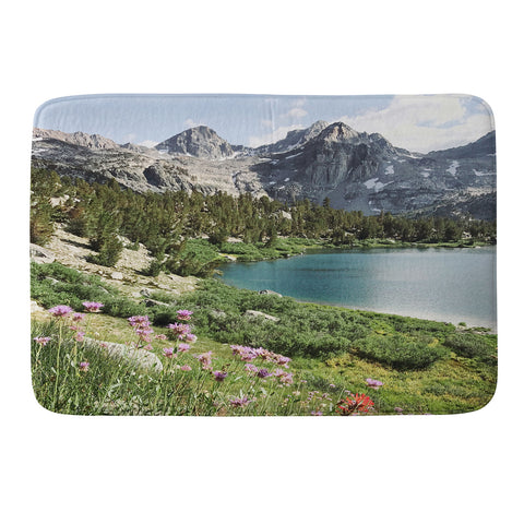 Kevin Russ Sierra Alpine Wildflowers Memory Foam Bath Mat