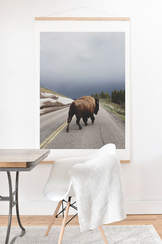 Kevin Russ Street Walker Art Print And Hanger