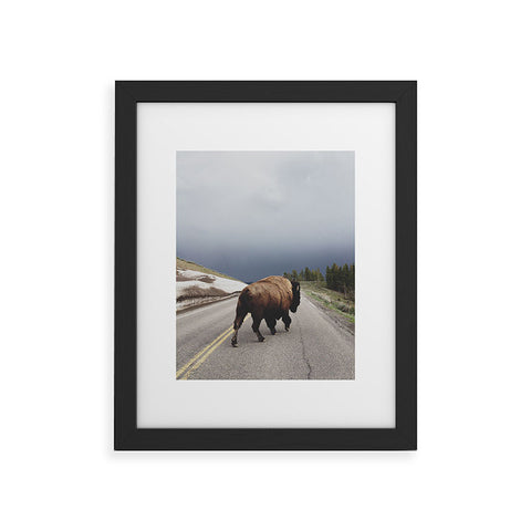 Kevin Russ Street Walker Framed Art Print