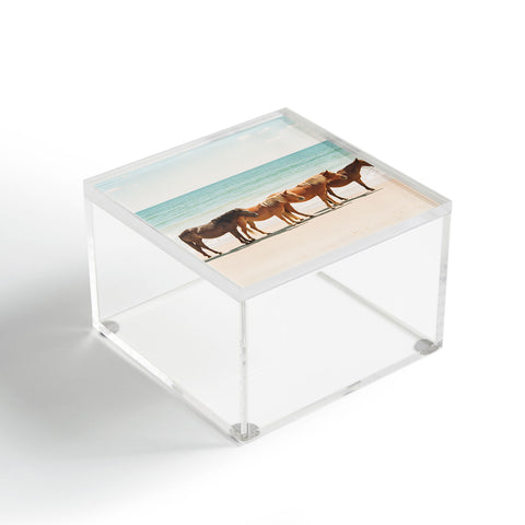 Kevin Russ Summer Beach Horses Acrylic Box