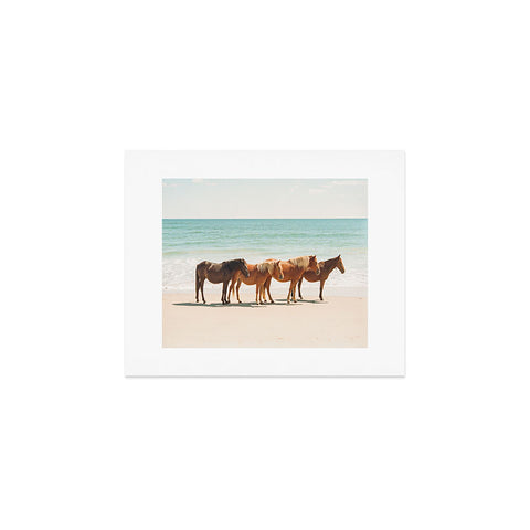 Kevin Russ Summer Beach Horses Art Print